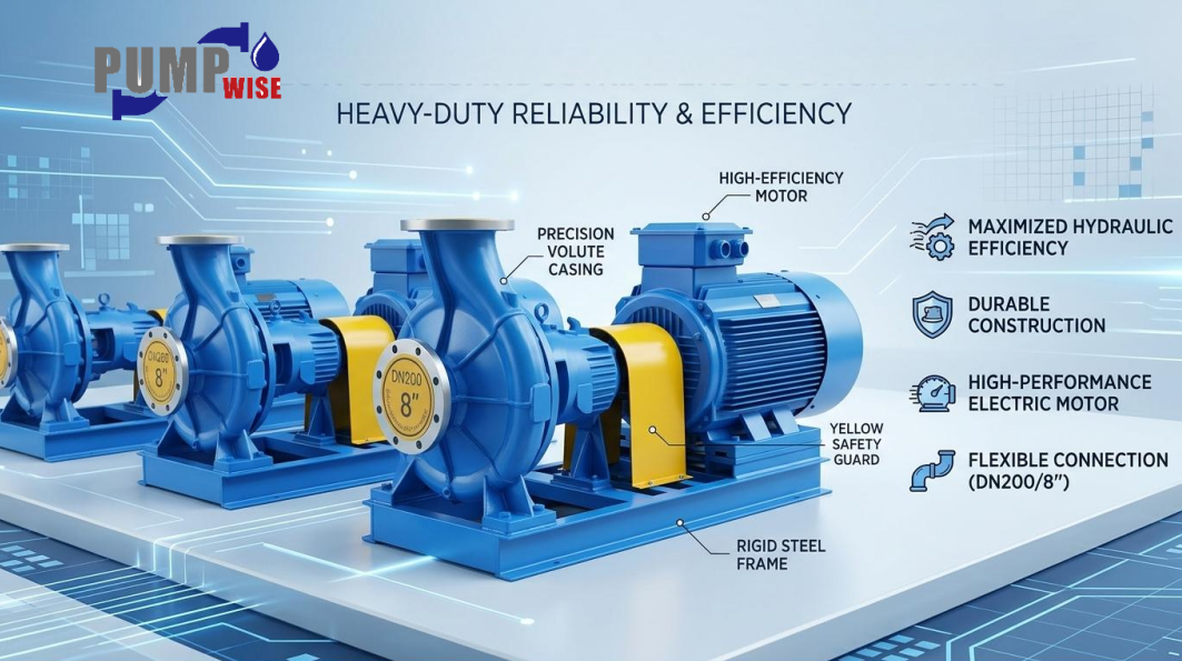 Split-Coupled Inline Pumps: High-Efficiency Industrial Fluid Handling Solutions